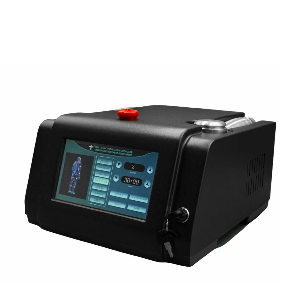 Low-Level Cold Laser Therapy Device 650nm and 808nm for Physiotherapy and Rehabilitation Physical Therapy Equipment