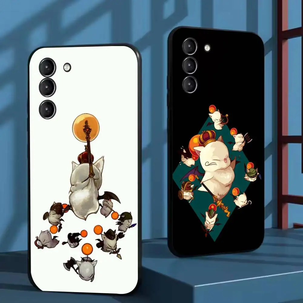 

Moogle Final Fantasy Phone Case For Samsung Galaxy A73,72,51,53,52,71,22,5G,Note,J7,8,9 Soft Black Cover