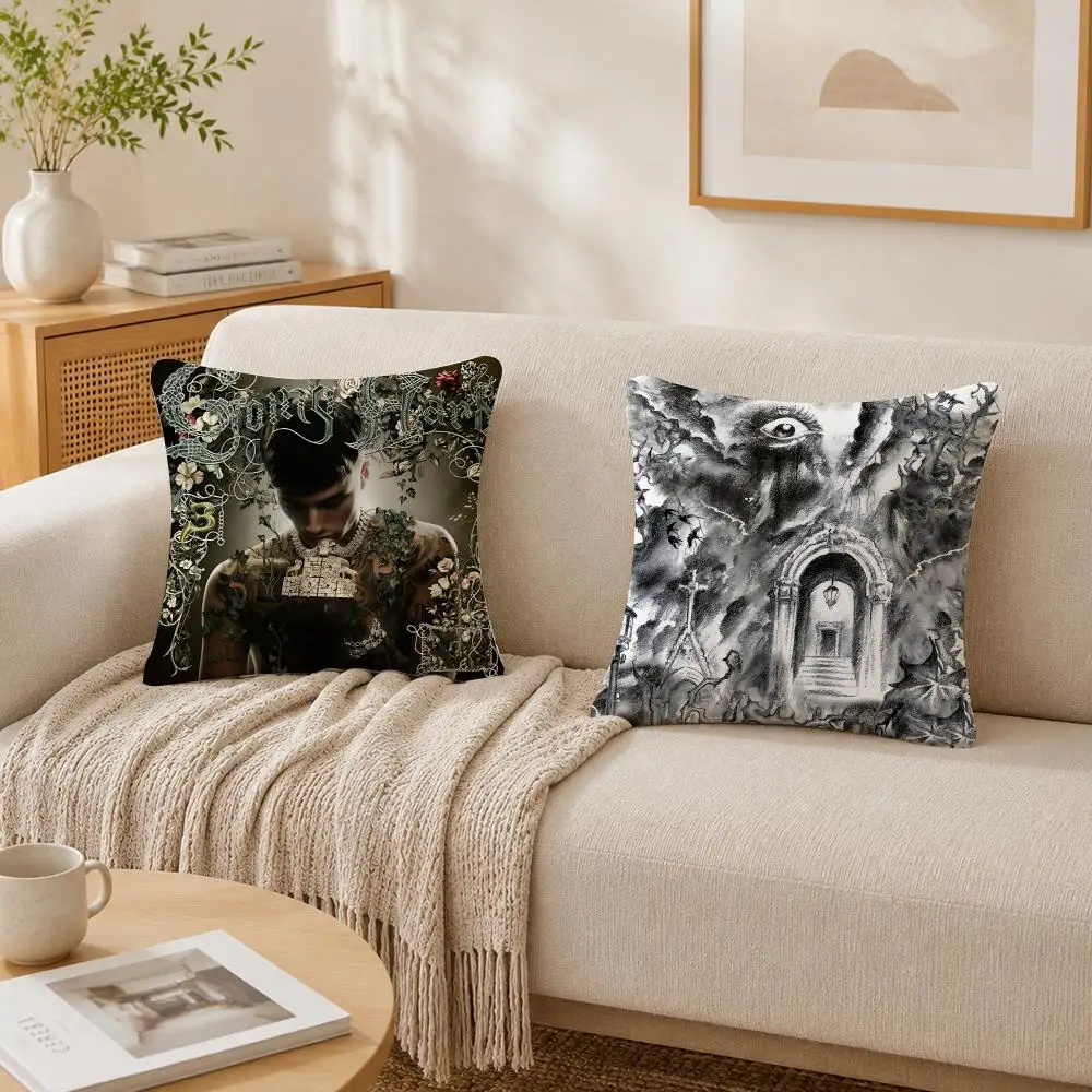 Hot Rapper T-Tony Boy Cushion Cover Plush Decorative Pillow Case With Hidden Zipper Fashion Room Decor For Home