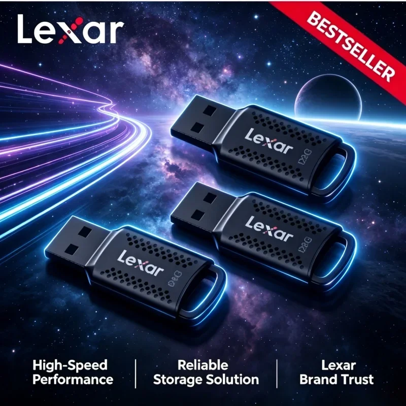 Lexar Portable USB Flash Drive High Speed U Disk Memory Stick Pen Drive Data Storage For Laptop PC