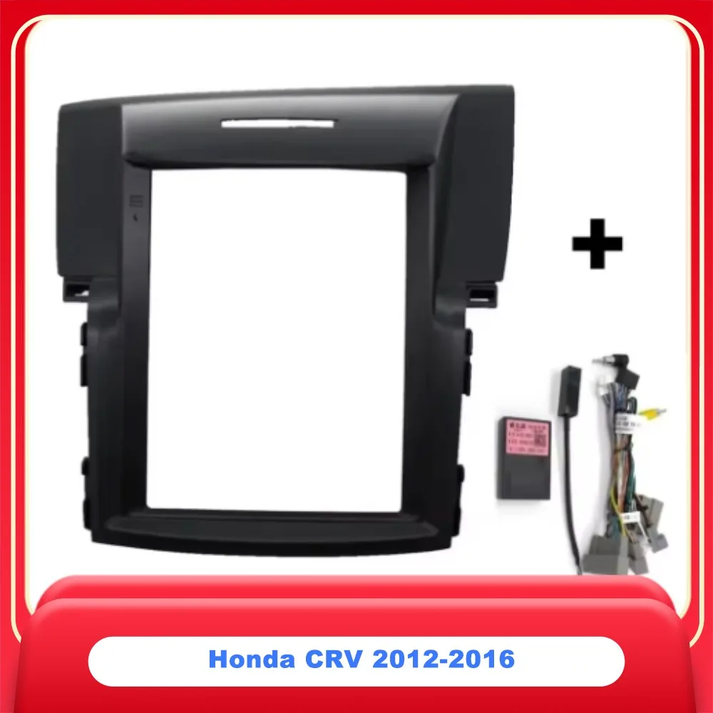 

9,7-дюймовый для Honda CRV 2012-2016 2-диновый автомобильный радиоприемник в стиле Tesla, мультимедийная рамка, видеоплеер, навигационная панель DVD, комплект отделки