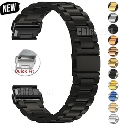 Metal Strap 26 22mm Quick Easy FIt For Garmin Stainless Steel Watchband For Garmin Forerunner945 Descent G1/ Instinct 2 Bracelet