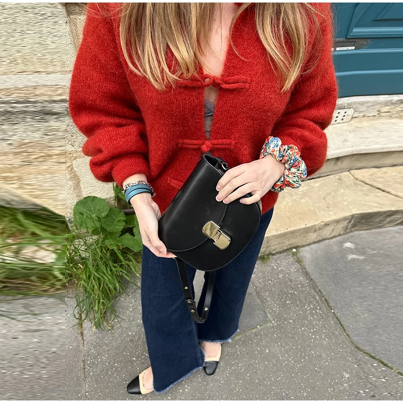 Elegant Knit Grey Women Cardigan Fashion Long Sleeve Button O-neck Female Knitwear 2026 Autumn Winter Fashion Lady Sweater 24 Sda740c479d544289a3a1455844cd275fg