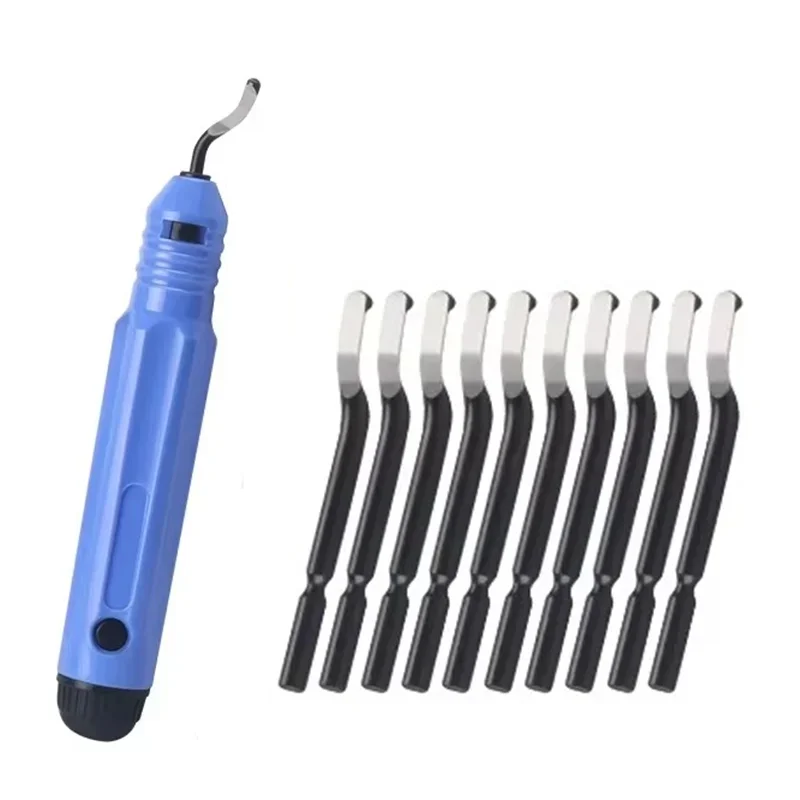 Burr Cutter Deburring Tool NB1100 BS1010, Trimming Scraper Rotary Deburr Blades Remover for Wood Plastic