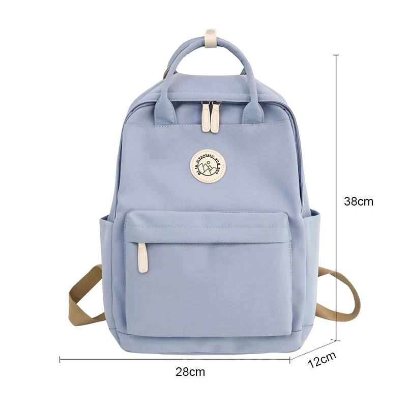 Japanese Style Ins Women Backpacks Teenage School Bags Female Business Travel Bookbag Girl Waterproof School Bag Backpack