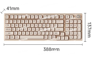 Three mode Bluetooth wireless mechanical keyboard