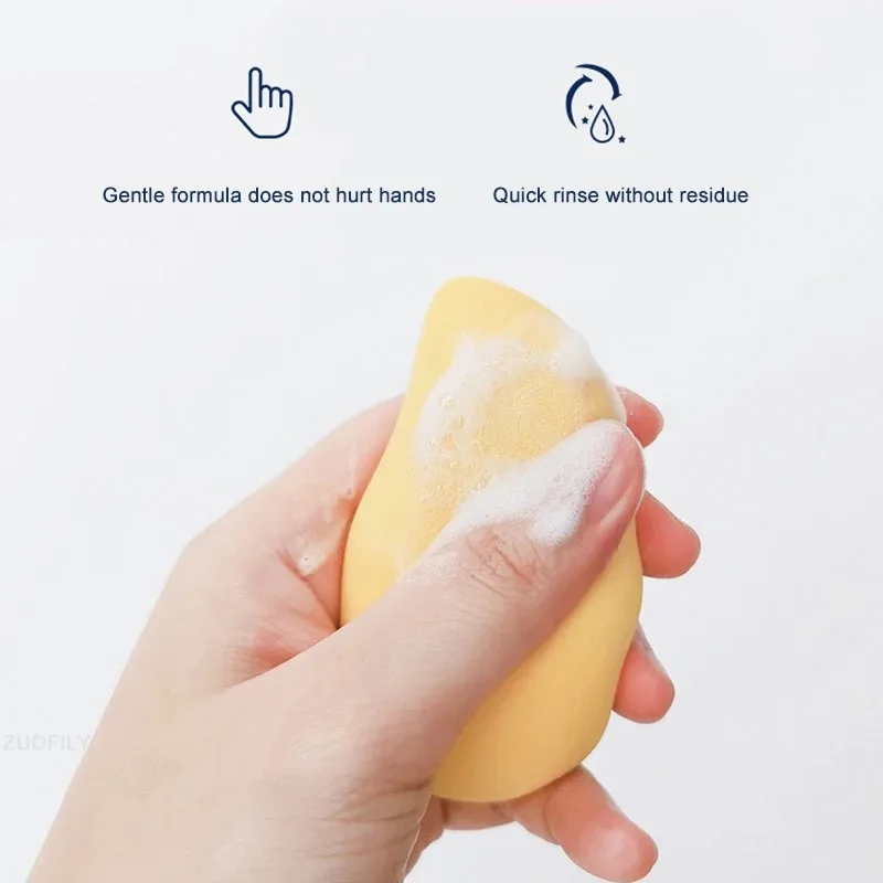 50/80/100ml Makeup Brushes Sponges Cleaning Liquid Make Up Egg Sponge Air Cushion Puff Makeup Tool Mild Transparent Gel Cleaner