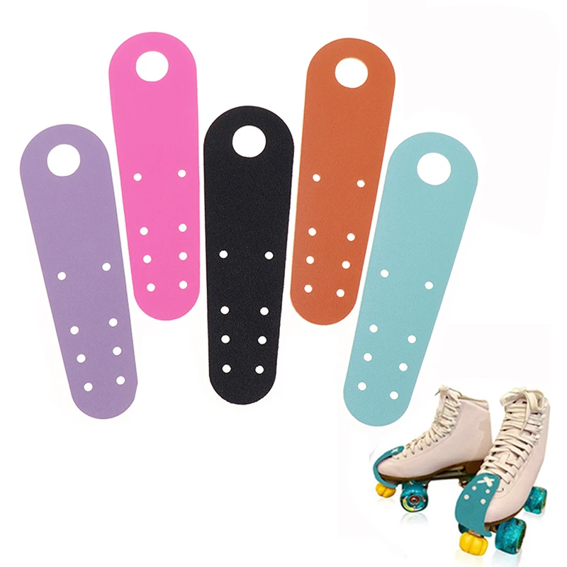 Protège-orteils en cuir pour patins à roulettes, 1 paire, protection pour chaussures de patinage, couverture pour patins à glace, accessoires durables