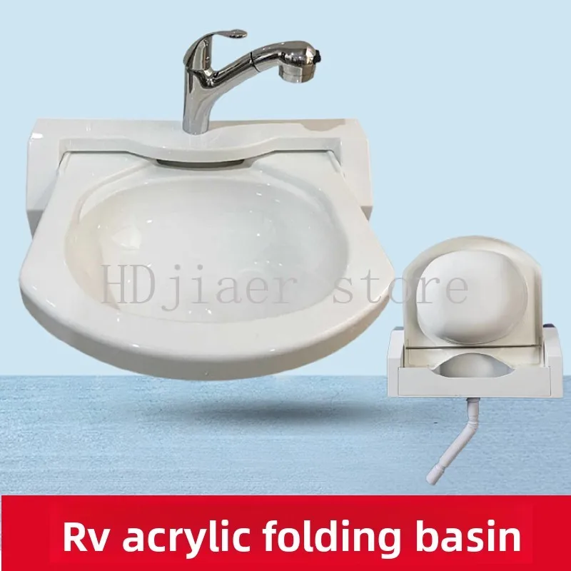 

RV folding water basin, fully compliant, Datong Iveco bed and car modified, acrylic washbasin, wash face and wash basin