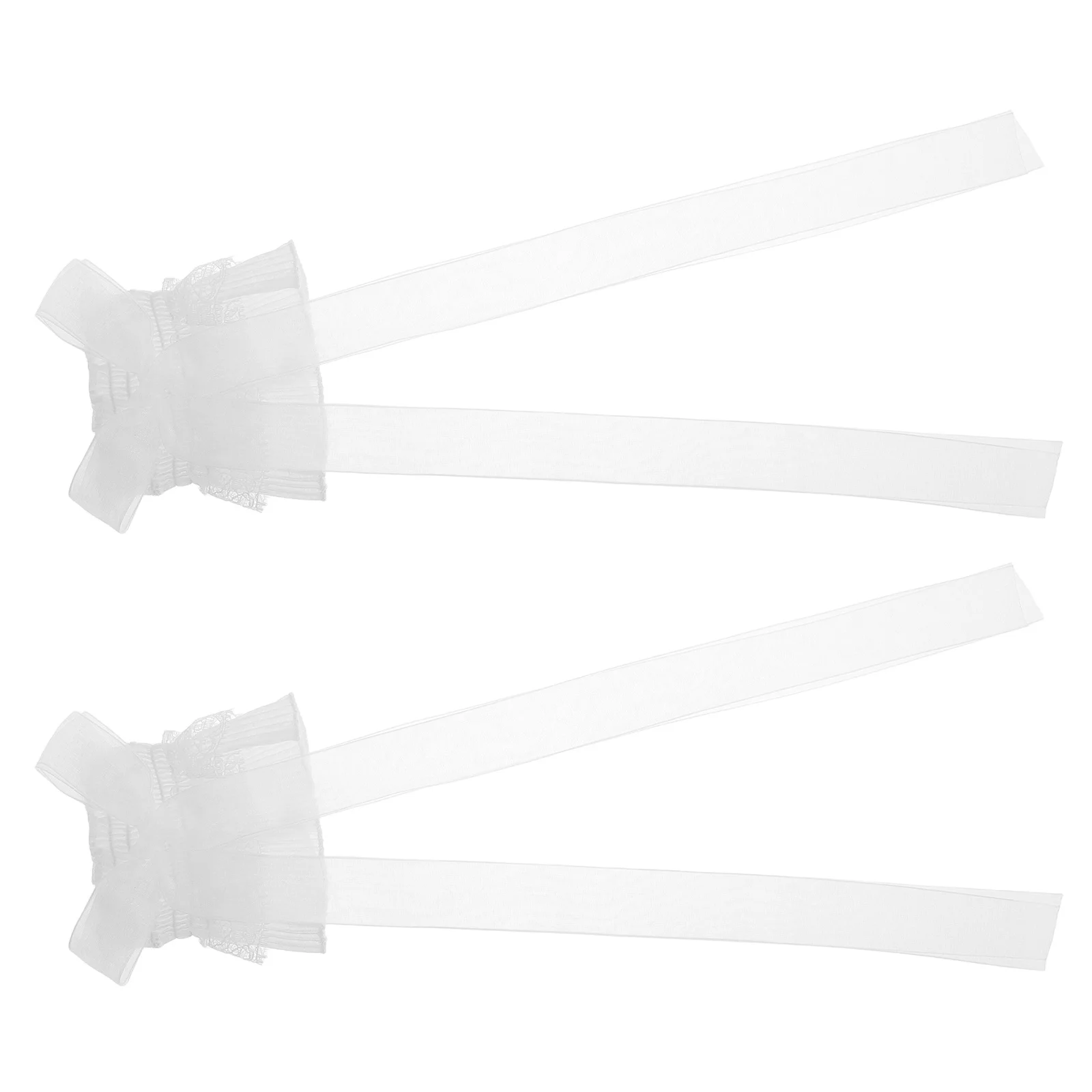 

Elegant Lace Arm Women 1 Pair Adjustable Bow Upper Arm Cuffs Charming Decorative Sleeve Cosplay Accessories Detachable Opera
