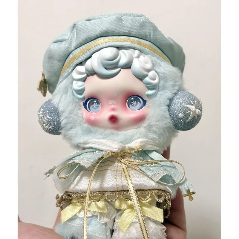 Dla nowego produktu SP Winylowa pluszowa lalka Ubranka dla niemowląt SKULLPANDA Miękka i wytrzymała winylowa wystawa Tide Play Ornament Prezent