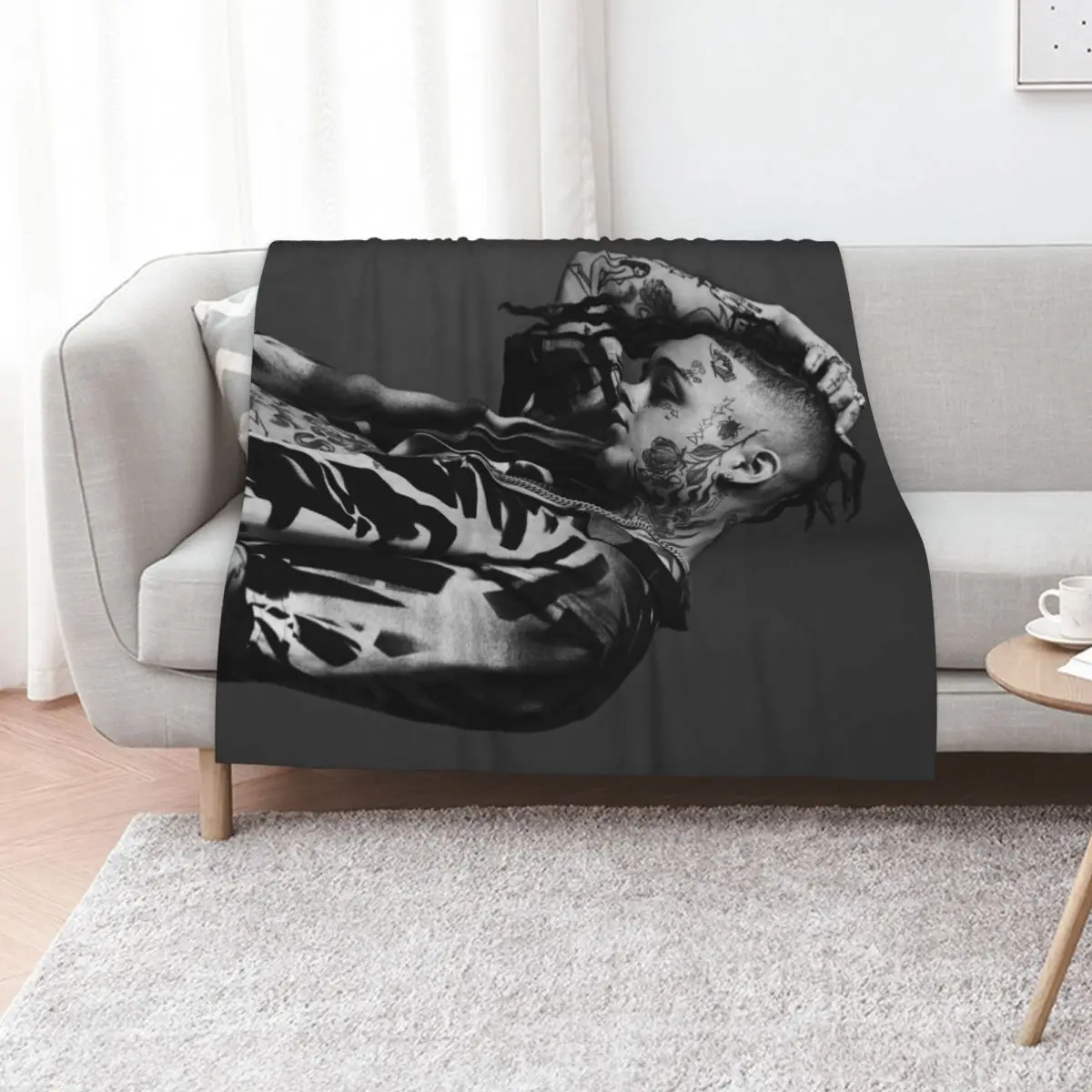Lil Skies Throw Blanket Giant Sofa Blankets For Baby Luxury Kid'S Sofa Summer Blankets