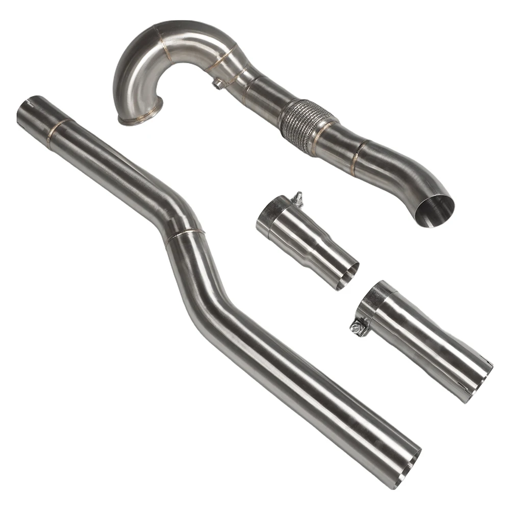 

For Audi S3 2.0T 304 Stainless Steel High Performance Exhaust Downpipe New Fits Golf 2015-2019 MK7 R Exhaust Straight Header