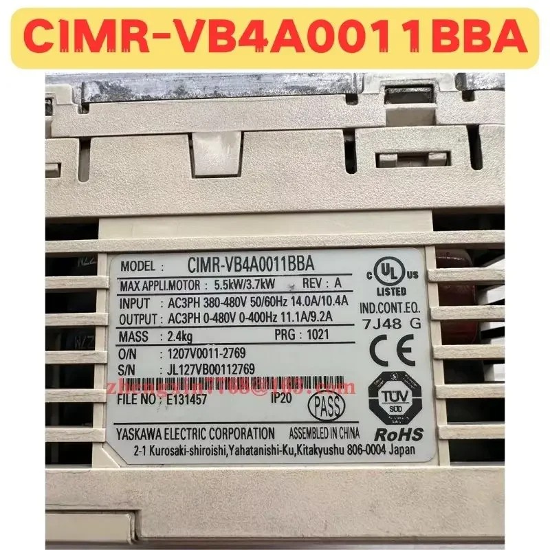 Used Frequency Converter CIMR-VB4A0011BBA CIMR VB4A0011BBA Normal Function Tested OK