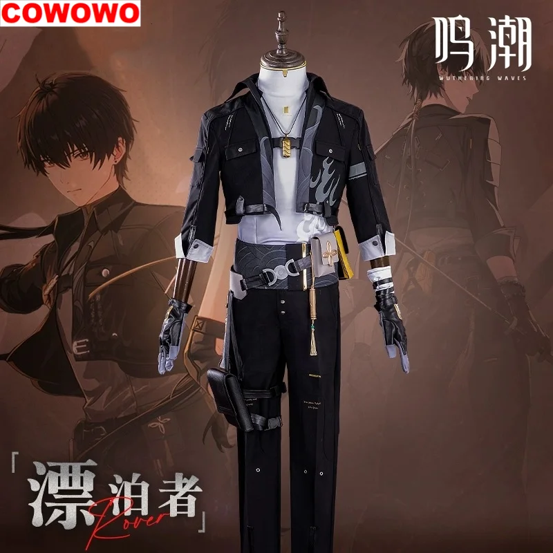 COWOWO Wuthering Waves Rover Game Suit Handsome Uniform Cosplay Costume Halloween Carnival Party Role Play Outfit Men XS-2XL