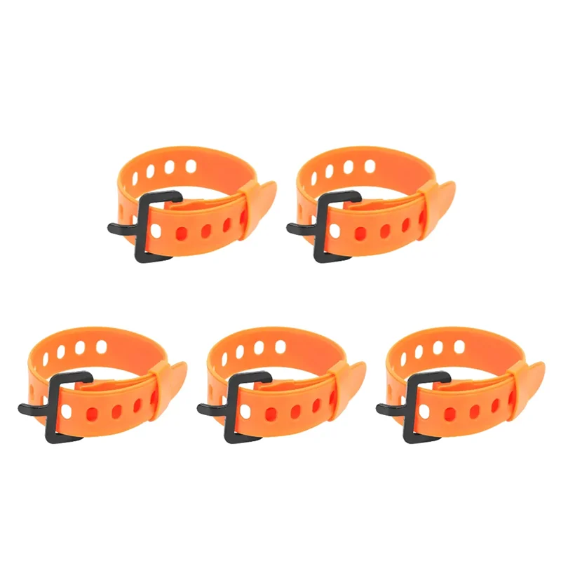 

ABHX-5PC Travel Tied Belt Durable Rubber Cargo Tie Down Luggage Lash Belt Strap Cargo Storage Belt Buckle