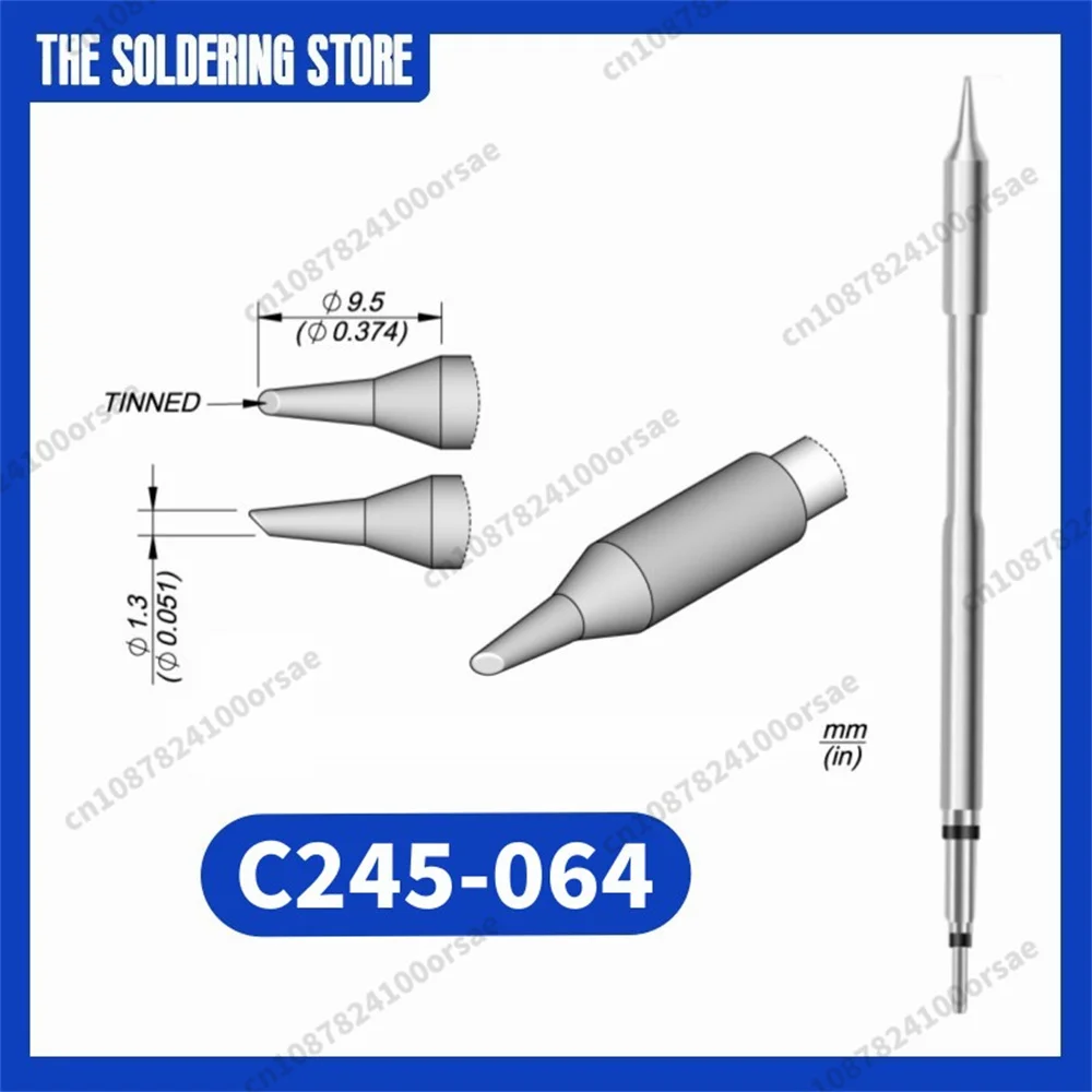 

C245 064 Cartridge for JBC SUGON AIFEN A9/A9pro T245 Soldering Handle, жало C245 Tip Replacement Accessory Tool