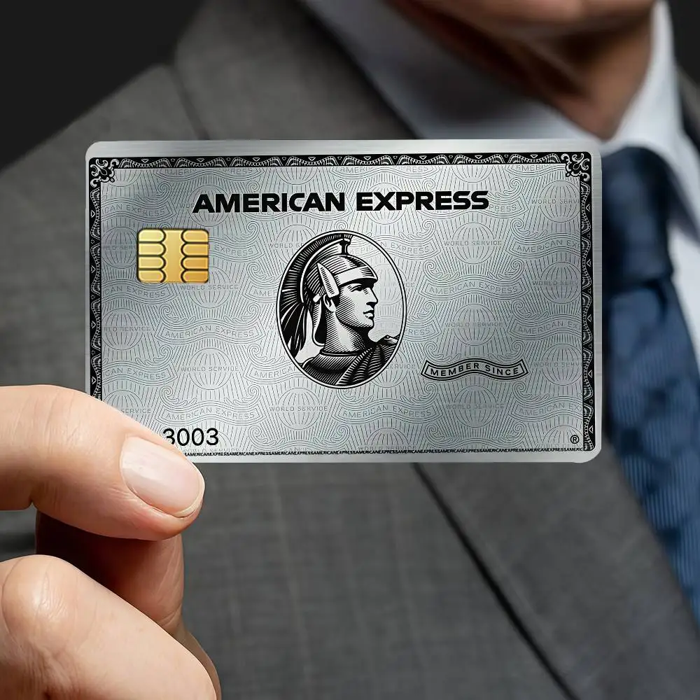 USA E-express-S dekorative Kreditkarten-Aufkleber, geeignet für Bankkarten, Metro Transit, kratzfest, Geschenk, 4 Stück