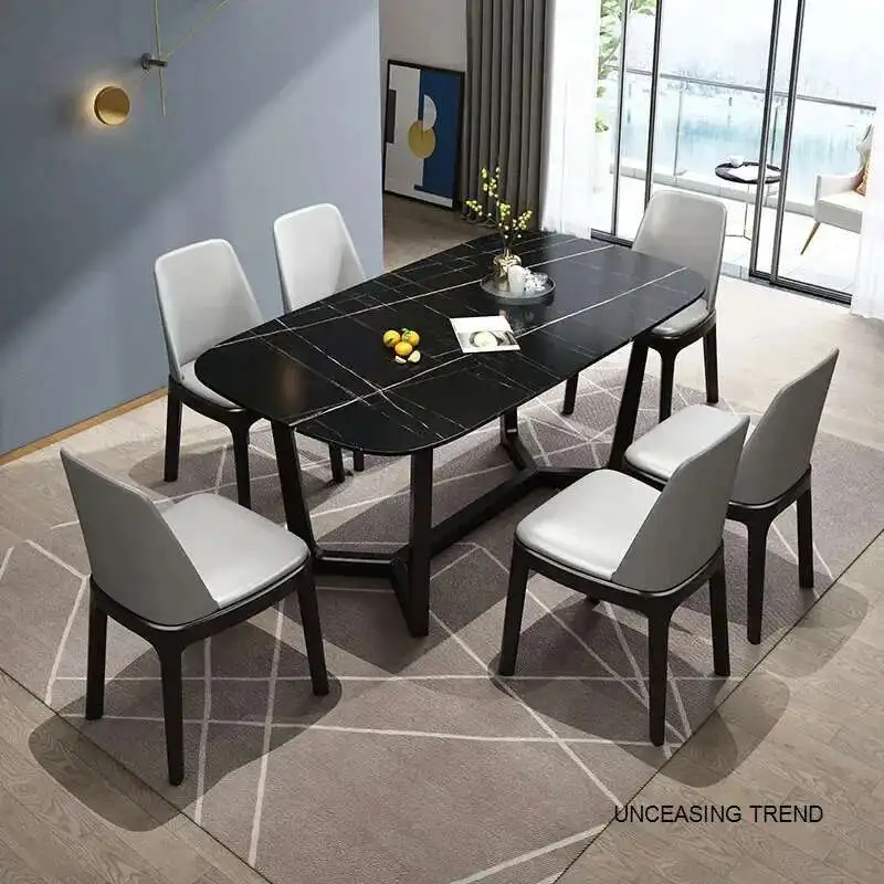 Итальянские современные обеденные стулья, скандинавский эстетический кожаный кухонный стул для конференций, дизайнерская роскошная мебель