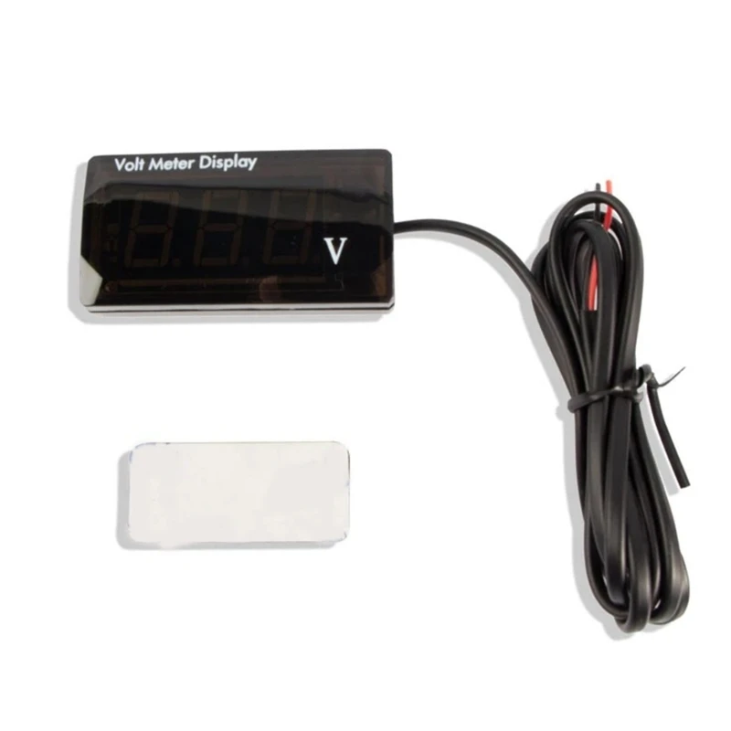 Voltmeter DC5V-19.9V LED Digital Display Waterproof for Boats Marine Vehicle Motorcycle Truck Digital Voltmeter Drop Shipping