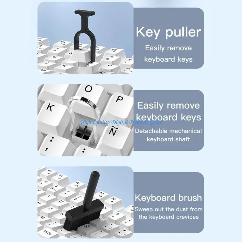 U2JE Gaming Office Pols -ondersteuning met uitgebreide reinigingsgereedschap Sponge Cushion Antislip Surfaces Device Maintenance
