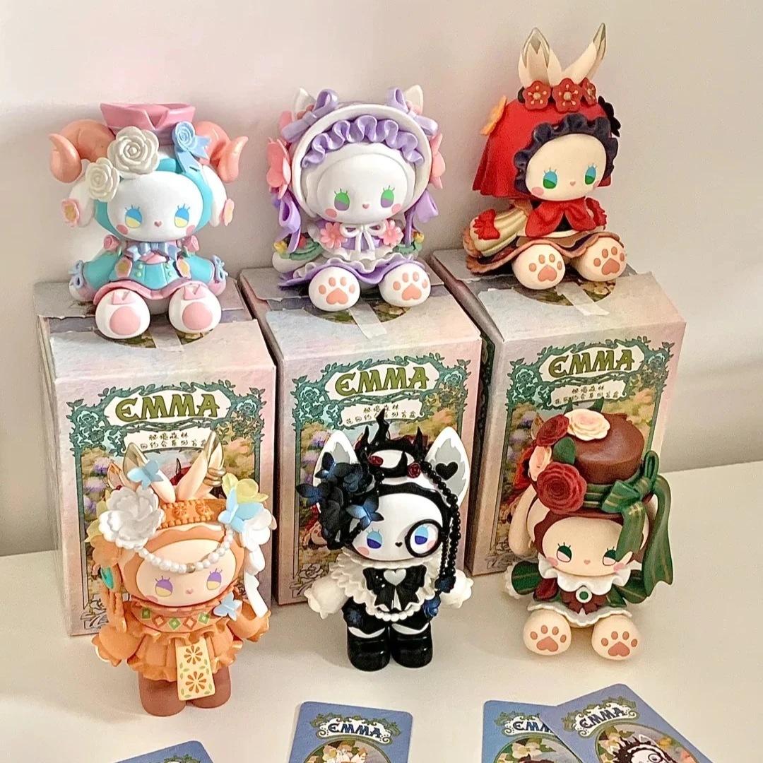 

Emma Secret Forest Garden Dating Series Blind Box Cute Action Anime Figure Mystery Box Desk Decoration Collectible Model ToyGift