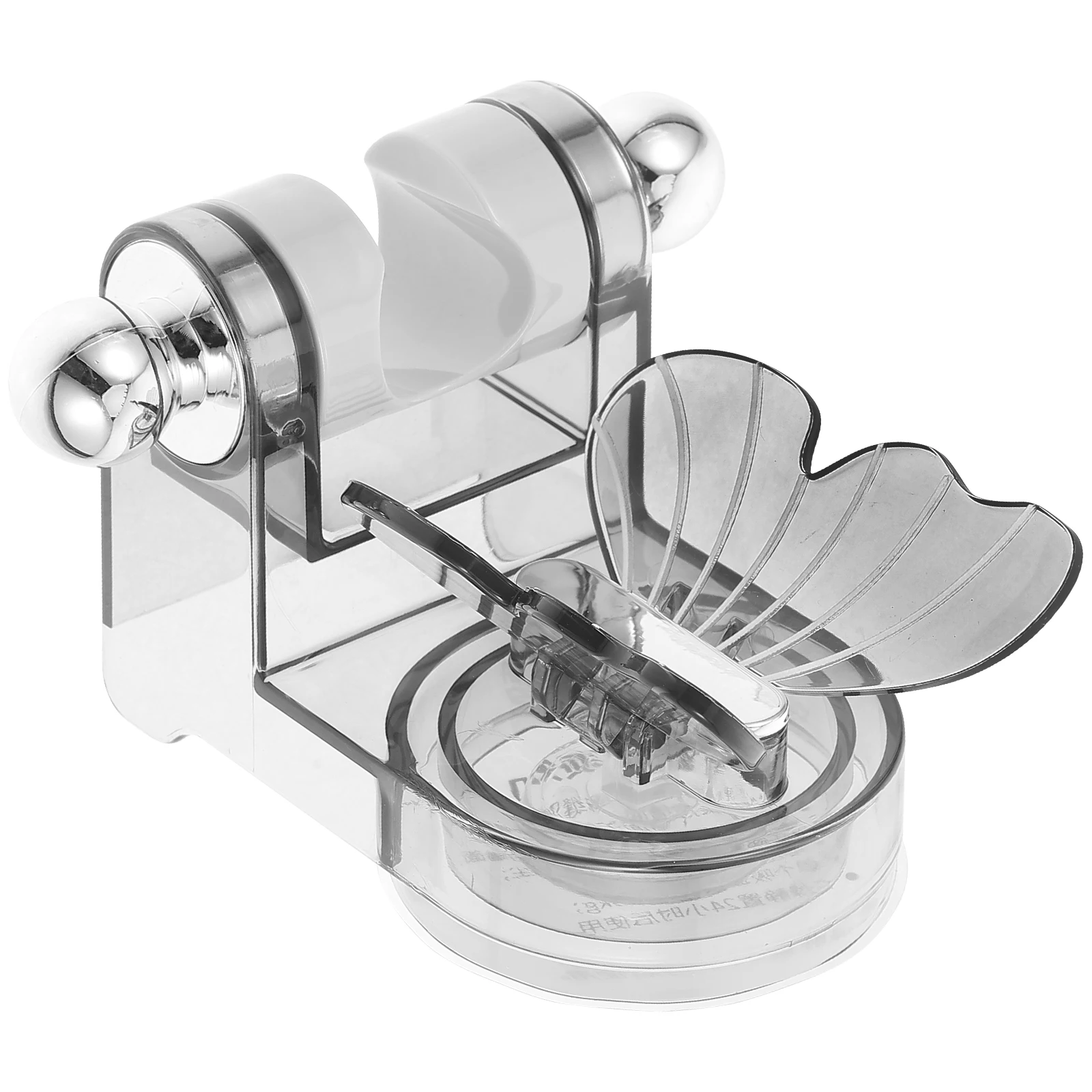 

Suction Cup Rack Hand Shower Holder Transparent Gray Adjustable Durable Plastic Smooth Finish Bathroom Kitchen Use