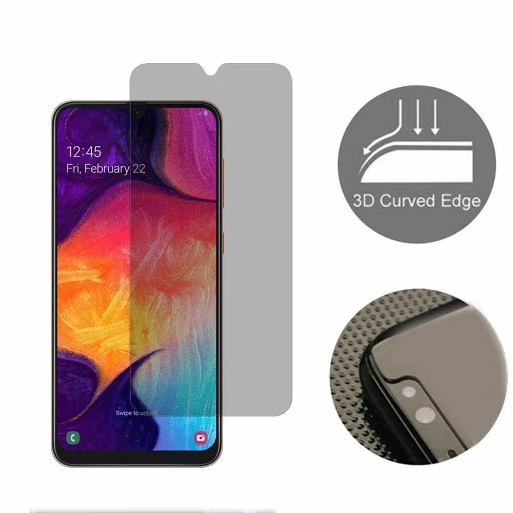 Anti Spy Protective Glass For huawei p30 lite case cover on p30lite p 30 30p light protective phone coque bag accessories