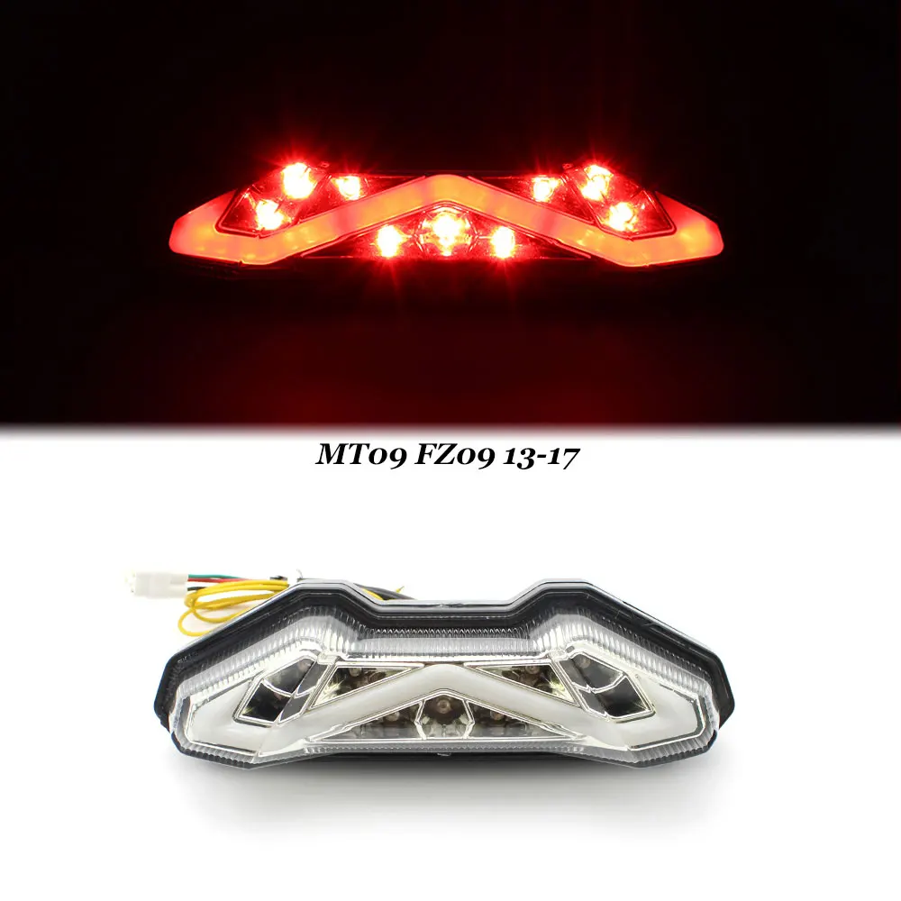 Motorcycle light  LED Tail Light Turn Signal For YAMAHA MT-09 FZ-09 2014-2016, FJ-09 MT09 Tracer 900/GT MT10 FZ10 2015-2020