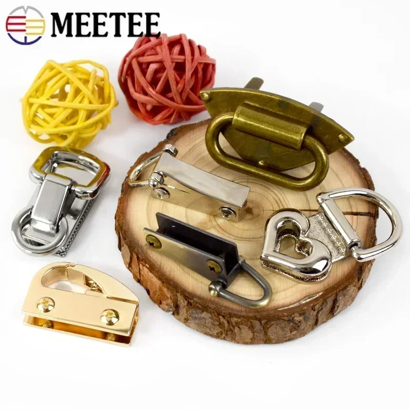 4 pezzi clip laterale in metallo fibbie borsa cinghia connettore maniglia fibbia vite chiodo anello gancio moschettone chiusura accessori per borse