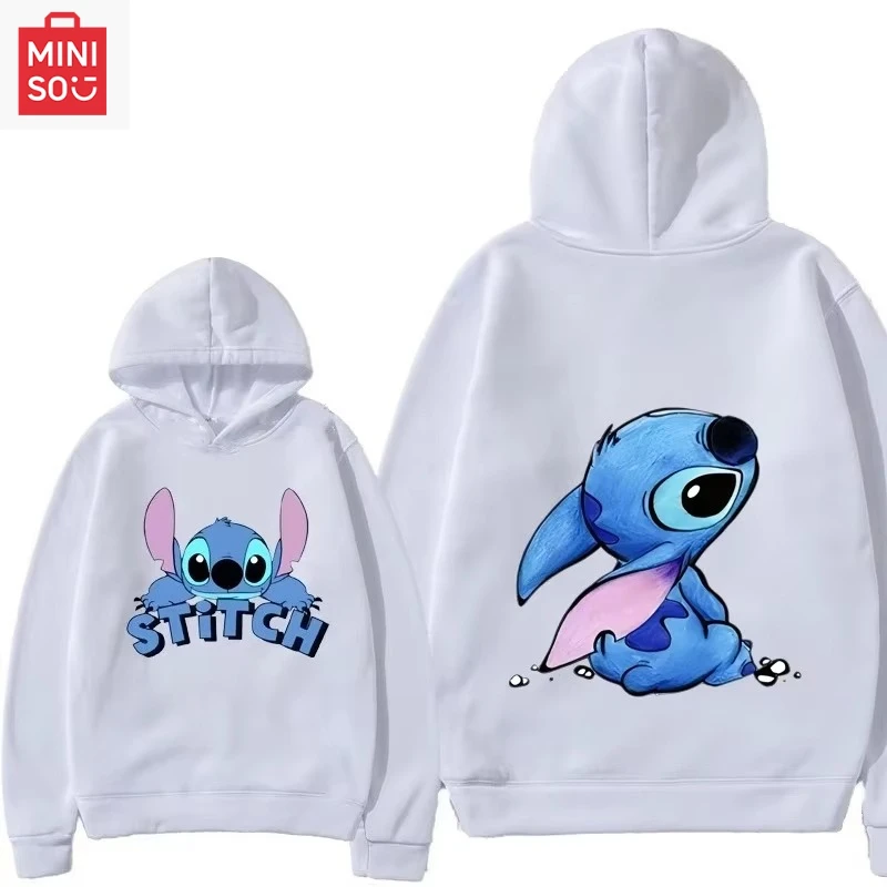 

Cartoon cute Disney needle print casual hoodie autumn winter outdoor fashion warm hooded sweatshirt men and women