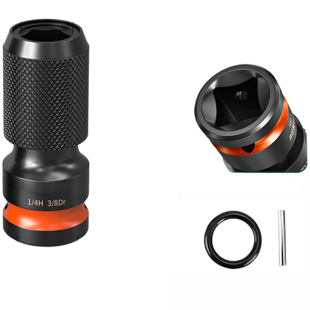 Hex Bit Socket Adapter for For IMPACT Wrenches 1/2 3/8 1/4 Inch Drive to 6.35mm Conversion Tool for Power Torque Tools