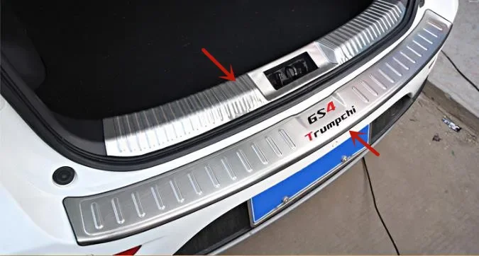 

For GAC Trumpchi GS4 2015-2019 stainless steel car trunk threshold guard plate anti-scratch protection car accessories