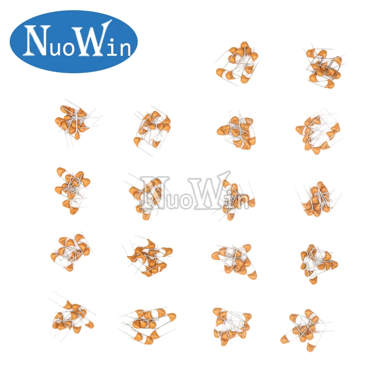 180PCS Monolithic Ceramic Capacitor Kit 18values*10pcs 20PF-1UF 50V Capacitance Assorted DIY Set