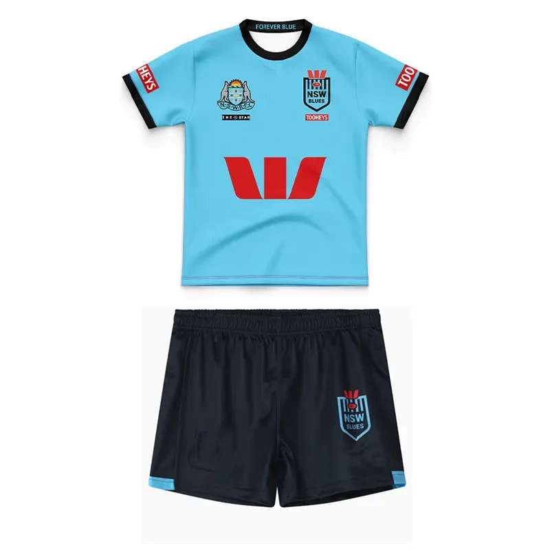 

2024 NSW Blues State of Origin Kids Kit Jersey 2024 HOME RUGBY JERSEY Size:16-26