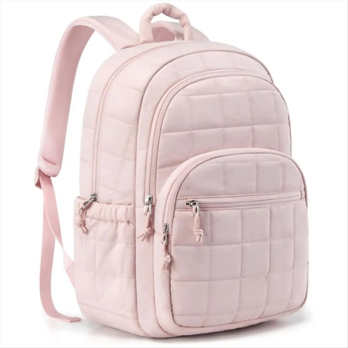 A64I 15.6in Laptop Bag College Backpack High Capacity School Backpack Cute Girl Travel Book Bag Female Fashion Ladys Pink