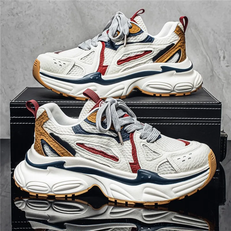 

Новые повседневные кроссовки унисекс 2026 года, дышащие, с сетчатым верхом, на толстой износостойкой нескользящей платформе, для мужчин и женщин