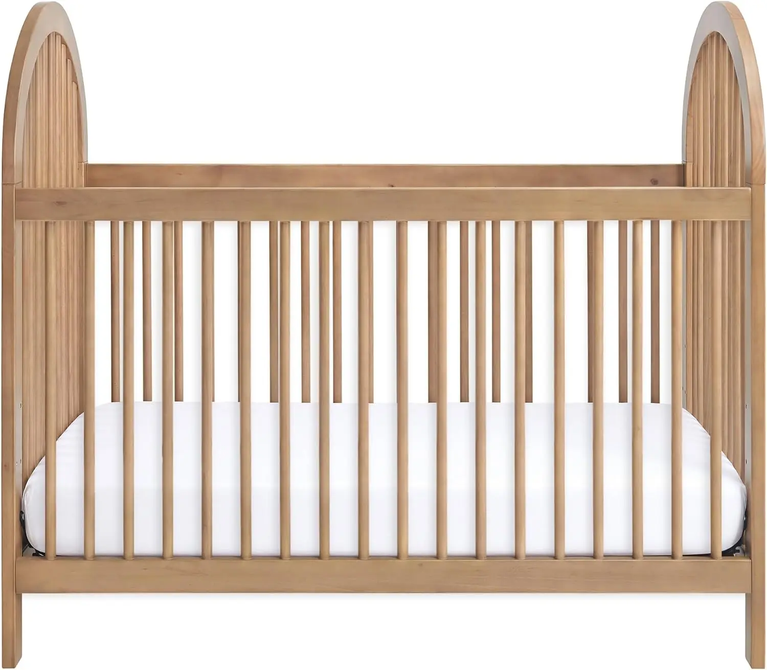 Everlee 3-in-1 Island Crib, Honey Wood