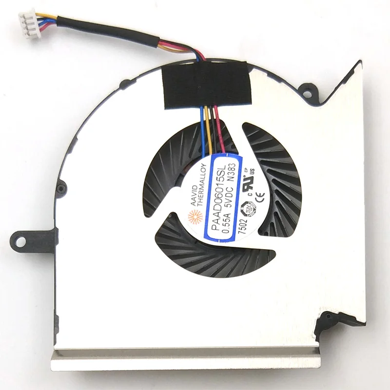 New For MSI GE63VR GE73VR 7RE 7RF Raider MS-16P1 MS-17C1 Laptop CPU Cooling Fan PAAD060105SL N383 0.55A 5VDC