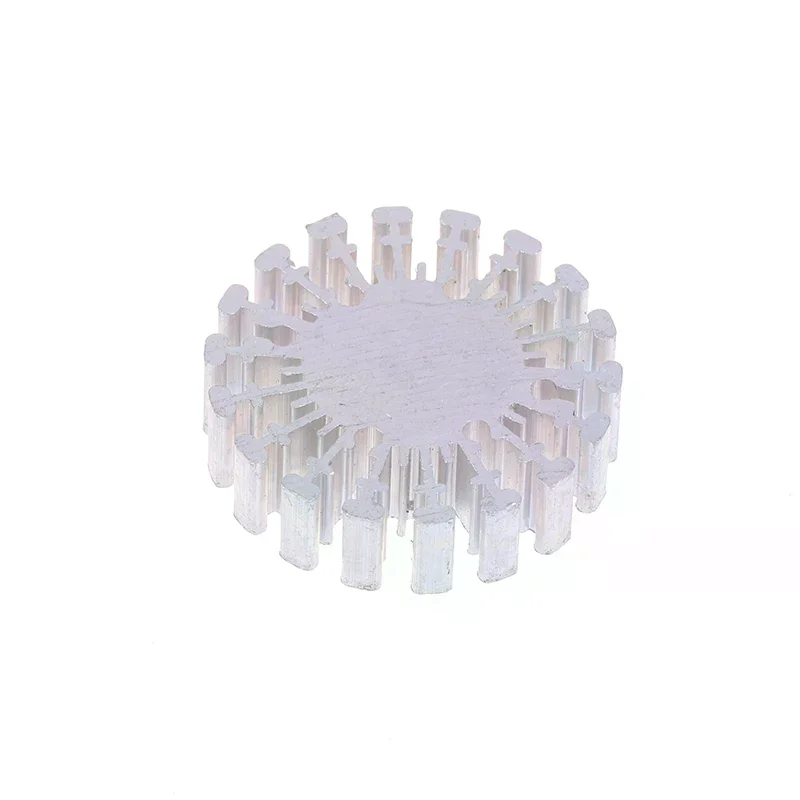 COB Radiator Diameter 25/37.5/40/48/50/53/60/65/67MM High Power Led Heatsink Sunflower Solid Radiator Round Alloy Aluminum