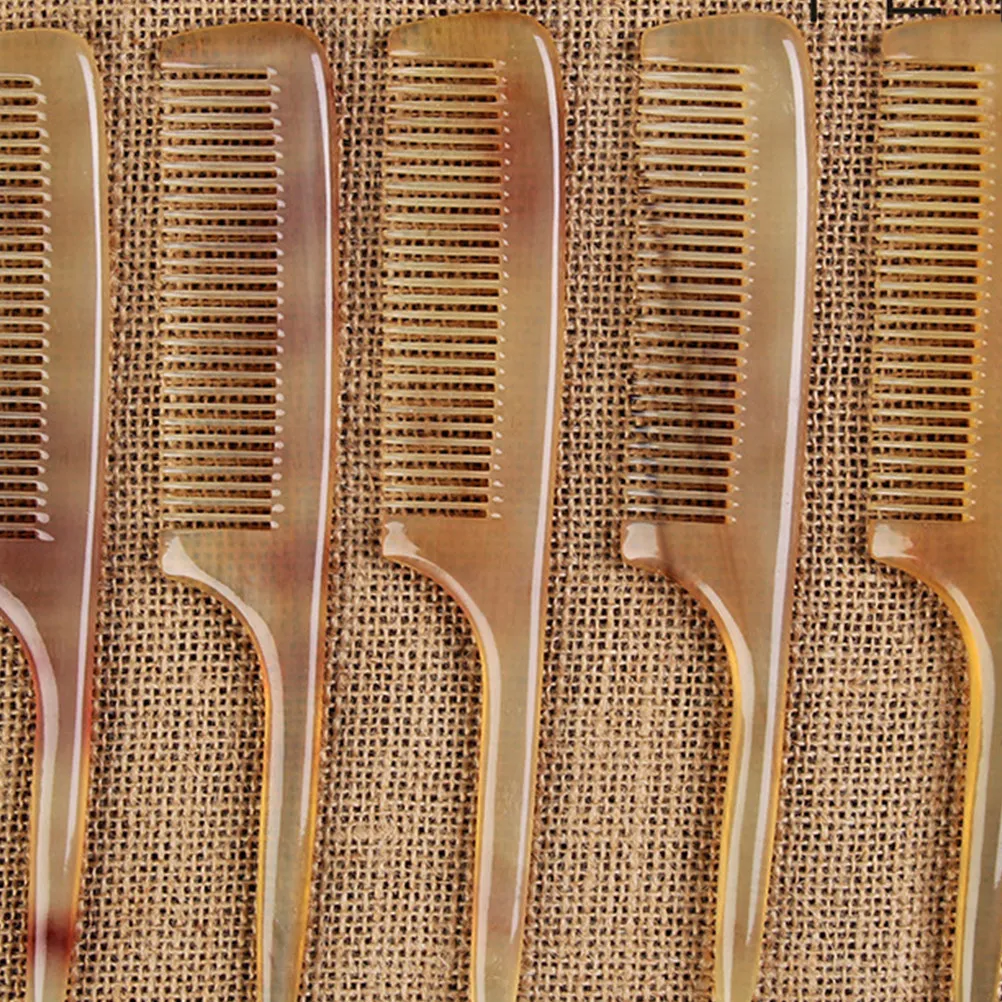 Retro Natural Cleat Hair Comb Anti-Static -Free Hairdressing Massage Comb Blood Circulation Relief Hair Accessories