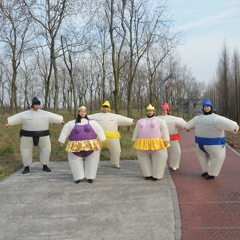 Ropa de lucha de sumo japonesa, disfraz inflable de chico gordo, Yokozuna, Sumo, gallo, tiburón, disfraces de fiesta, traje de unicornio, vestido, Cosplay