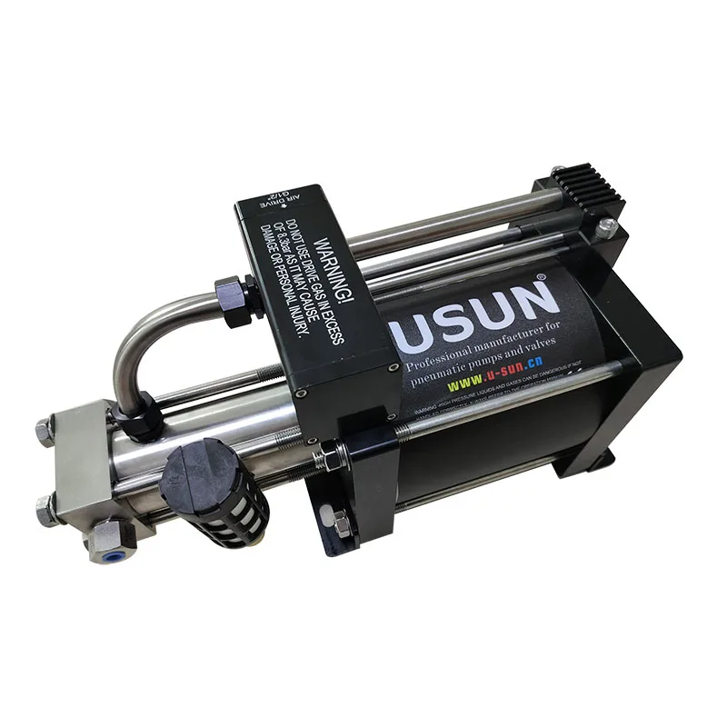 

USUN Model:GB40-OL 100-300 Bar Oil free Single action ,Single head air driven booster pump for diving use