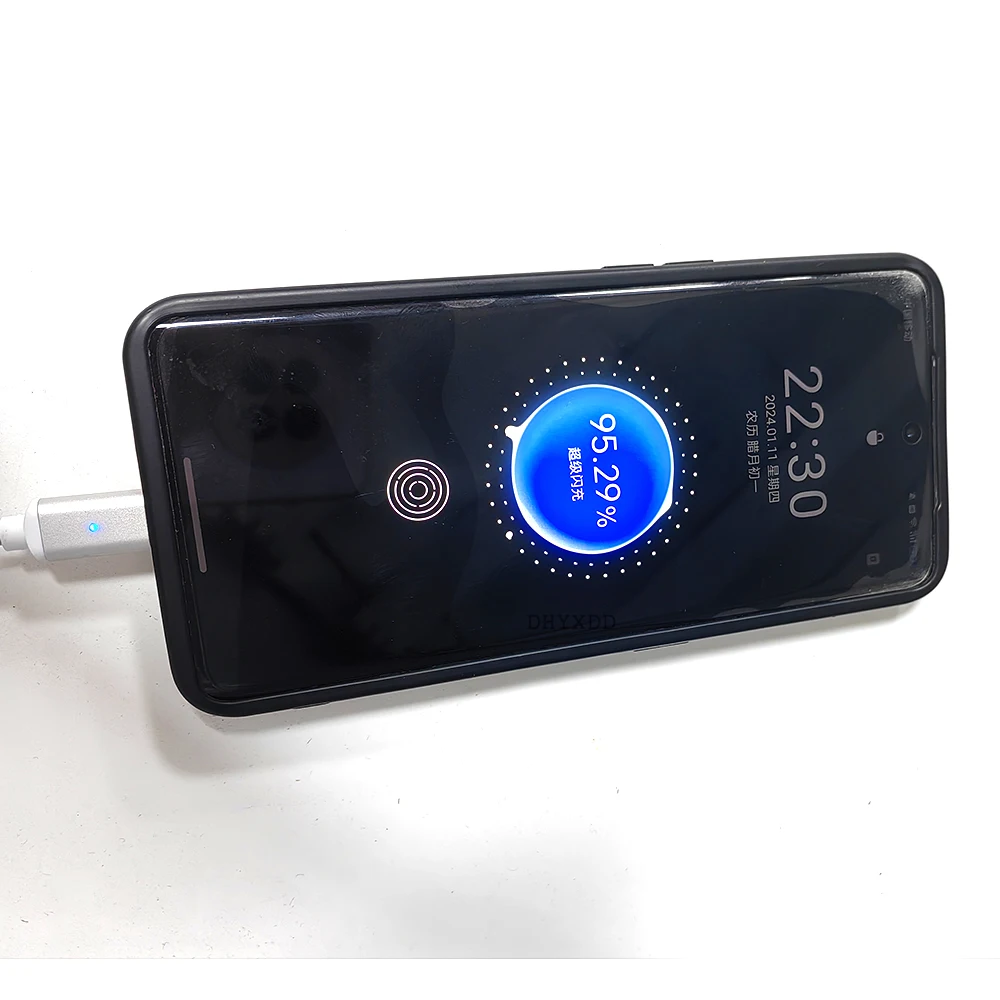 1Pcs Red Magnetic Charging Cable Plug Fast Charge USB Micro Type C Magnet Data Charging Cable