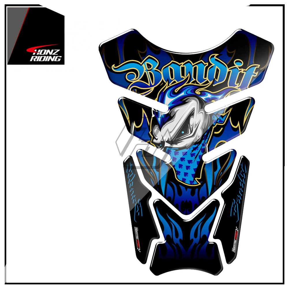 For Suzuki Bandit 600 650 1200 1250 650S 600S ABS Tank Pad Protector Sticker for Bandit Tankpad