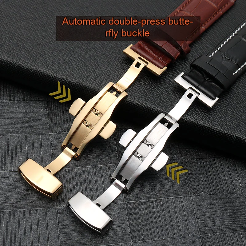 Ремешок из натуральной кожи для наручных часов, Мужская цепь с пряжкой-бабочкой, подходит для часов Gucci GC, надпись notch, 20-11 мм, 22-13 мм