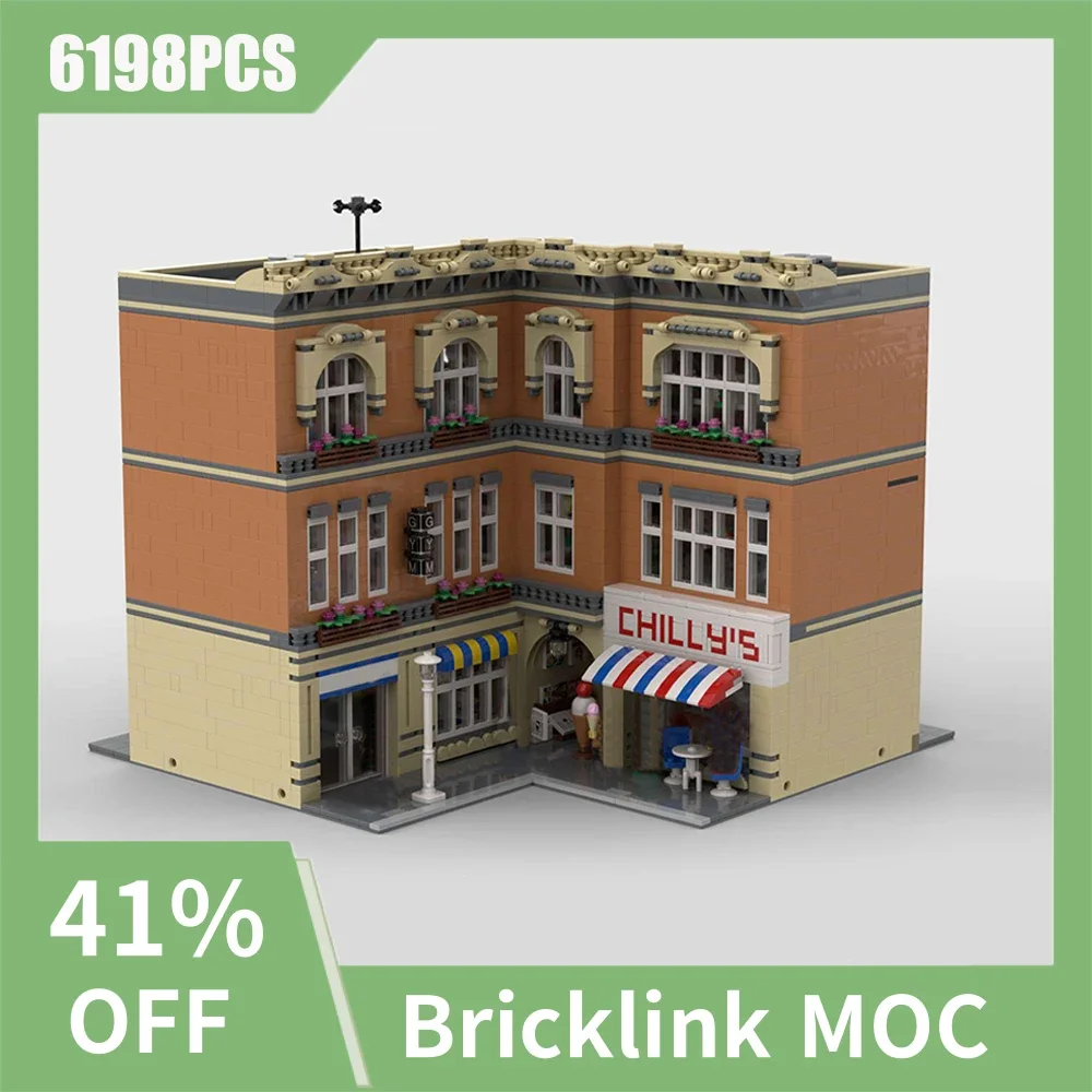 

NEW 6198PCS City Hot Selling Street View Moc Modular Sports Store Building DIY creative ideas Children Toy birthday Gift Blocks