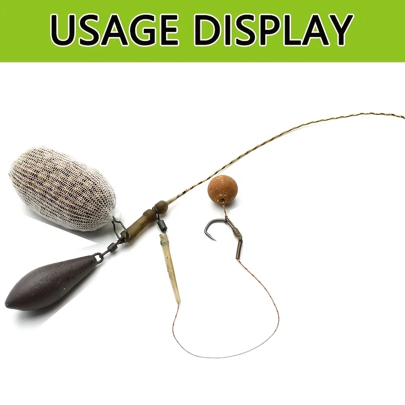 10/30/60pcs Fishing Link Clip For Carp Hair Rig Feeder, Fishing Tackle Accessories