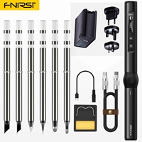 FNIRSI HS01 Smart Electric Soldering Iron 65WPD Adjustable Constant Temperature Portable Digital Soldering Station Welding