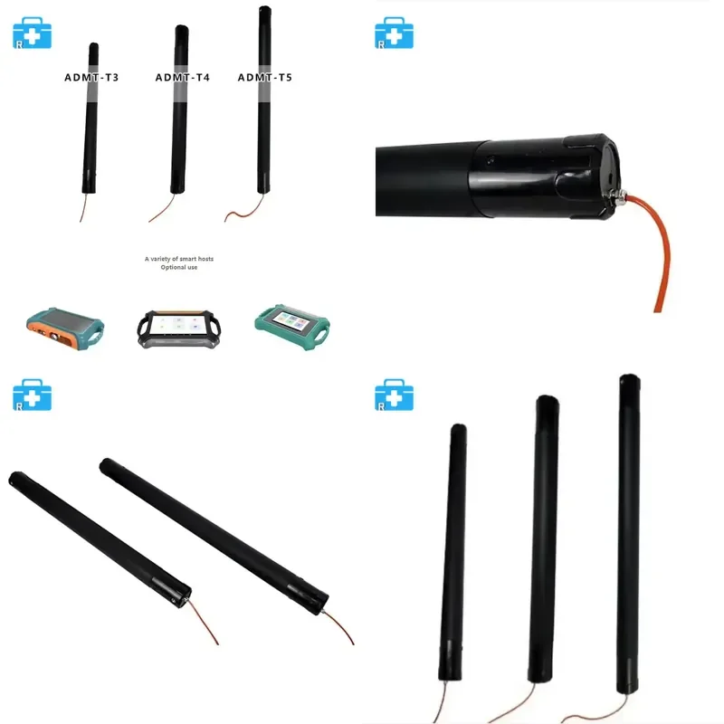 Long-rod wired electromagnetic probes replace MN electrodes for easy geophysical surveys, not limited to terrain
